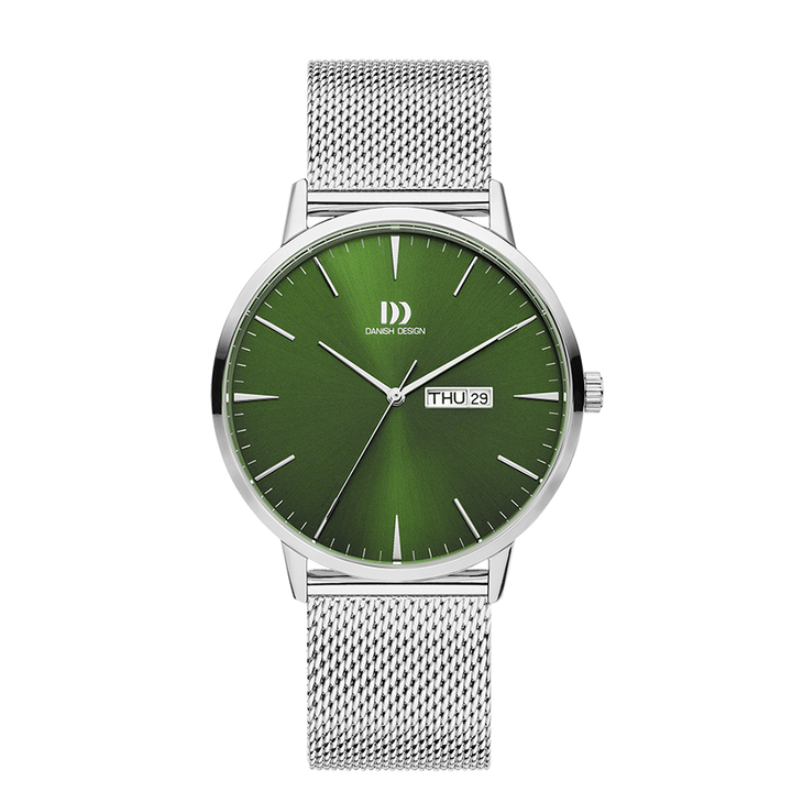 Danish Design IQ77Q1267 Akilia Day/Date Green Mesh Watch
