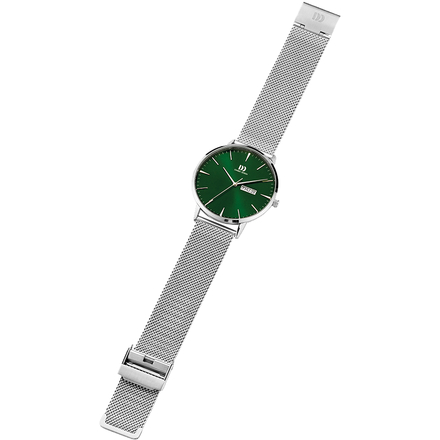 Danish Design IQ77Q1267 Akilia Day/Date Green Mesh Watch