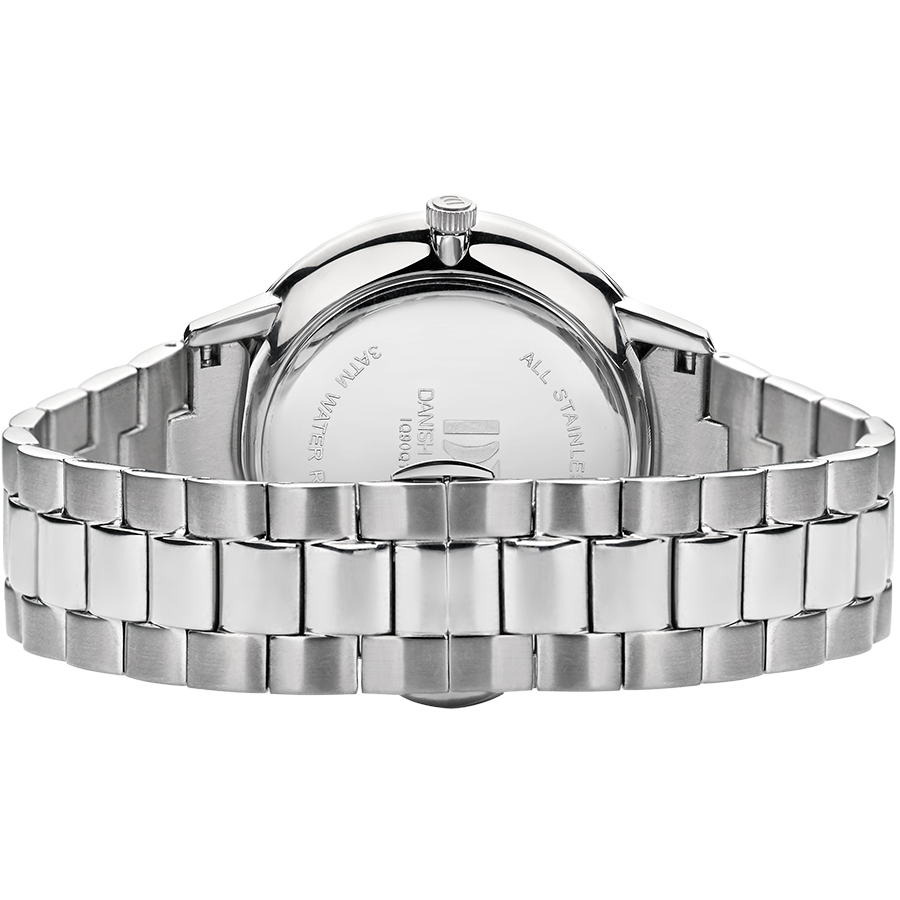Danish Design IQ90Q1267 Akilia Day/Date Silver Cobalt Link Watch