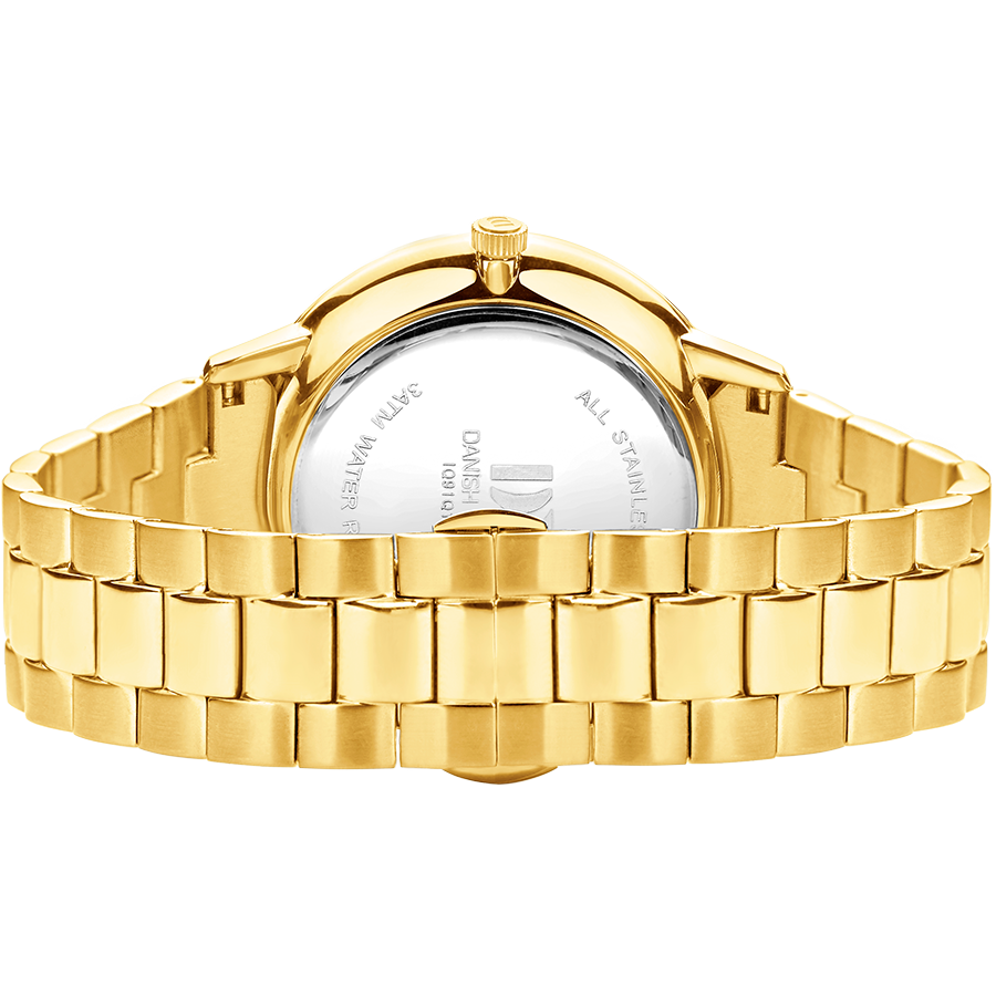 Danish Design IQ91Q1267 Akilia Day/Date Gold Link Watch