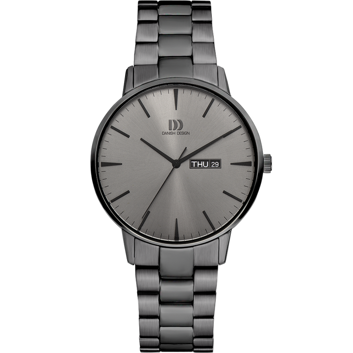 Danish Design IQ96Q1267 Akilia Day/Date All Grey Link Watch