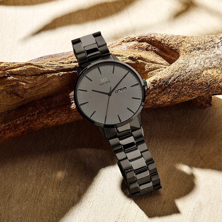 Danish Design IQ96Q1267 Akilia Day/Date All Grey Link Watch
