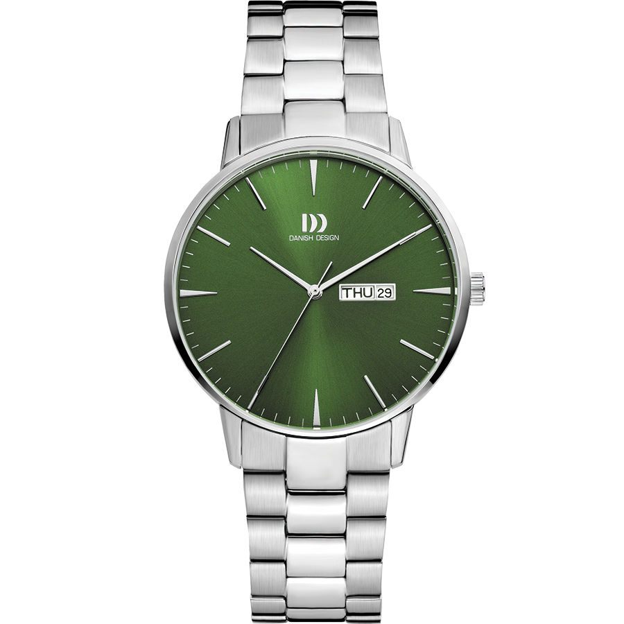 Danish Design IQ97Q1267 Akilia Day/Date Green Link Watch