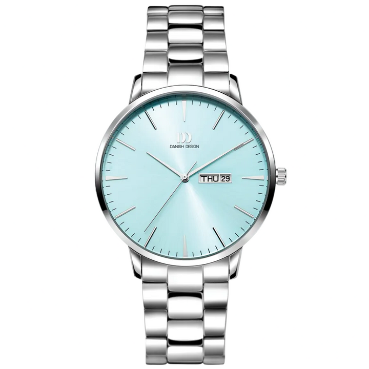 Danish Design IQ99Q1267 Akilia Day/Date Husky Blue Link Watch