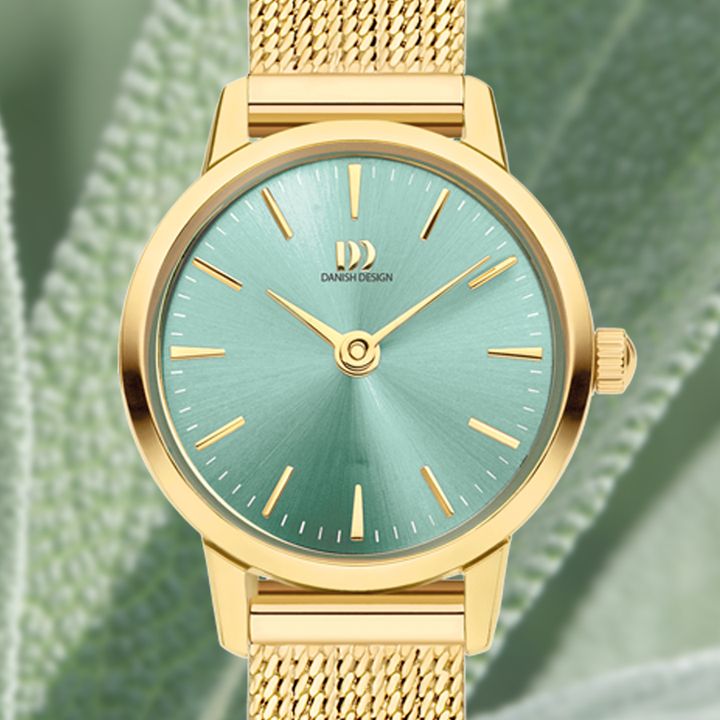 Danish Design IV03Q1268 Akilia Mini Gold Sage Green Watch