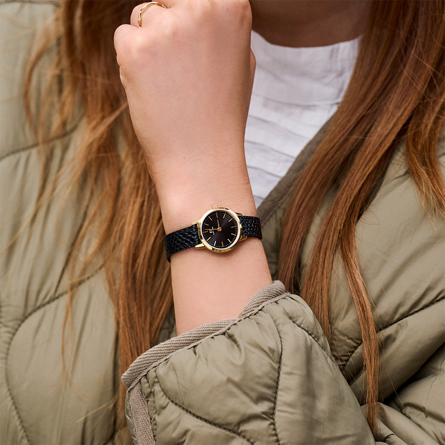 Danish Design IV11Q1268 Akilia Mini Gold Black Watch