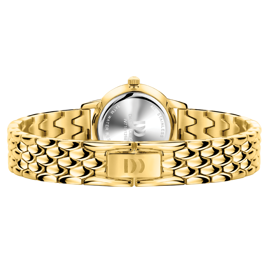 Danish Design IV71Q1268 Akilia Mini Gold Perlemor DressLink Watch