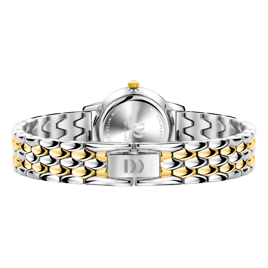 Danish Design IV75Q1268 Akilia Mini Two-Tone Perlemor DressLink Watch