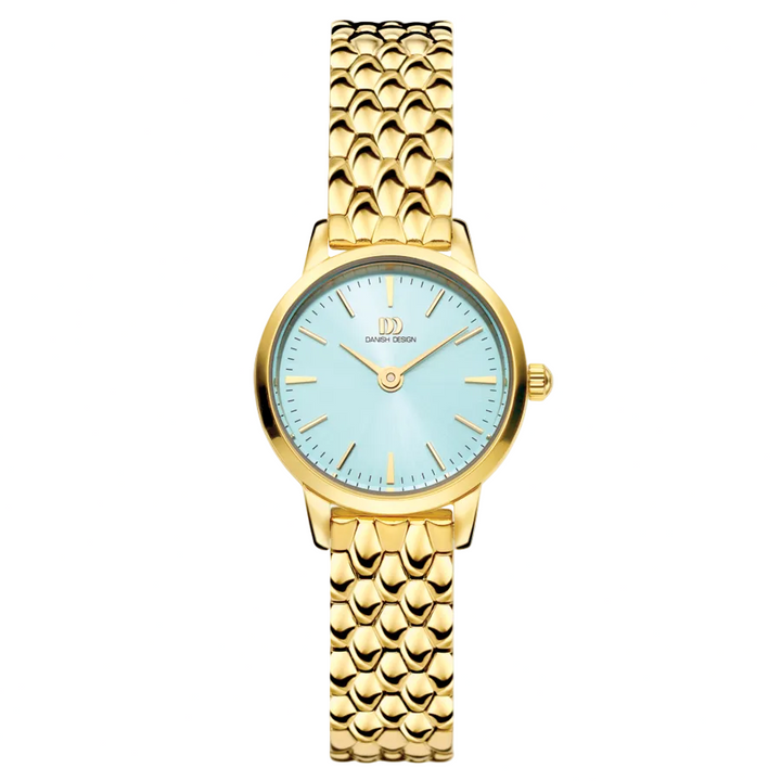 Danish Design IV77Q1268 Akilia Mini Gold Husky Blue DressLink Watch