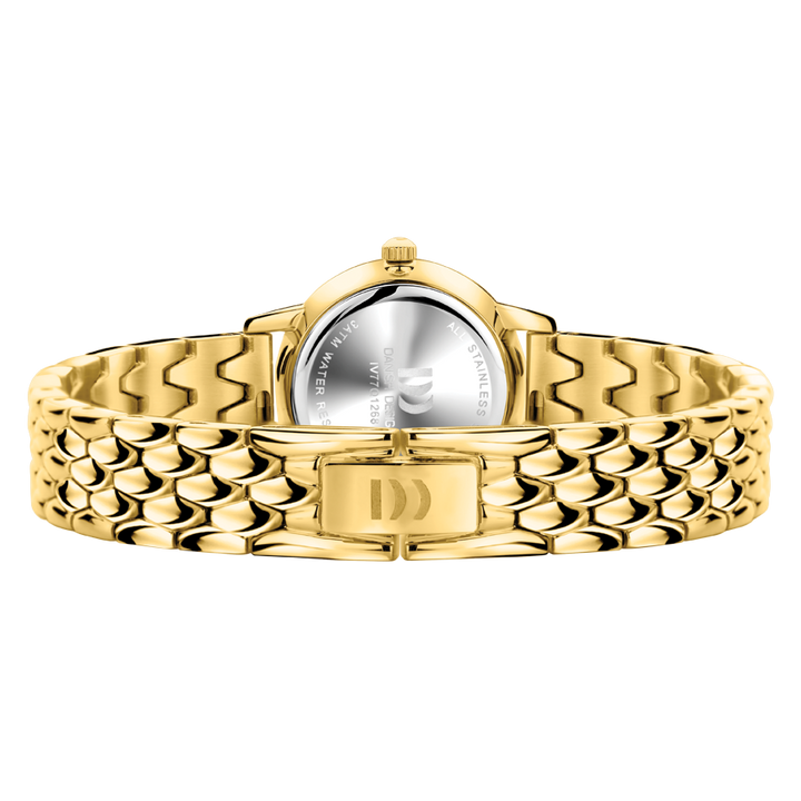 Danish Design IV77Q1268 Akilia Mini Gold Husky Blue DressLink Watch