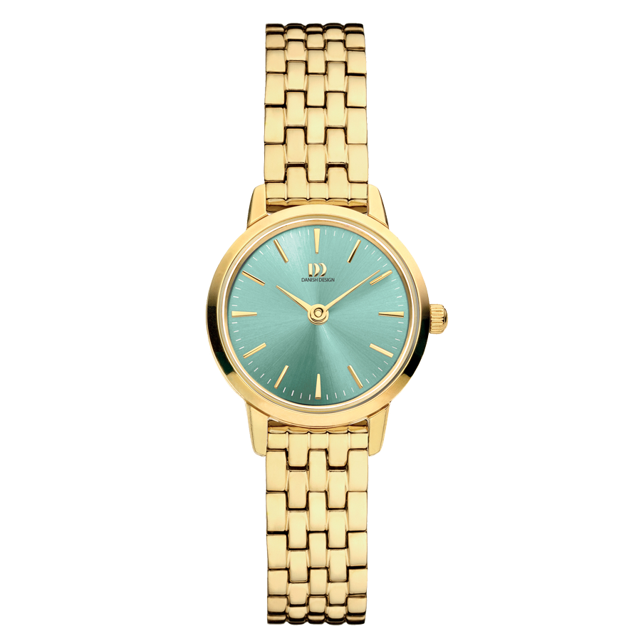 Danish Design IV83Q1268 Akilia Mini Link Gold Sage Green Watch