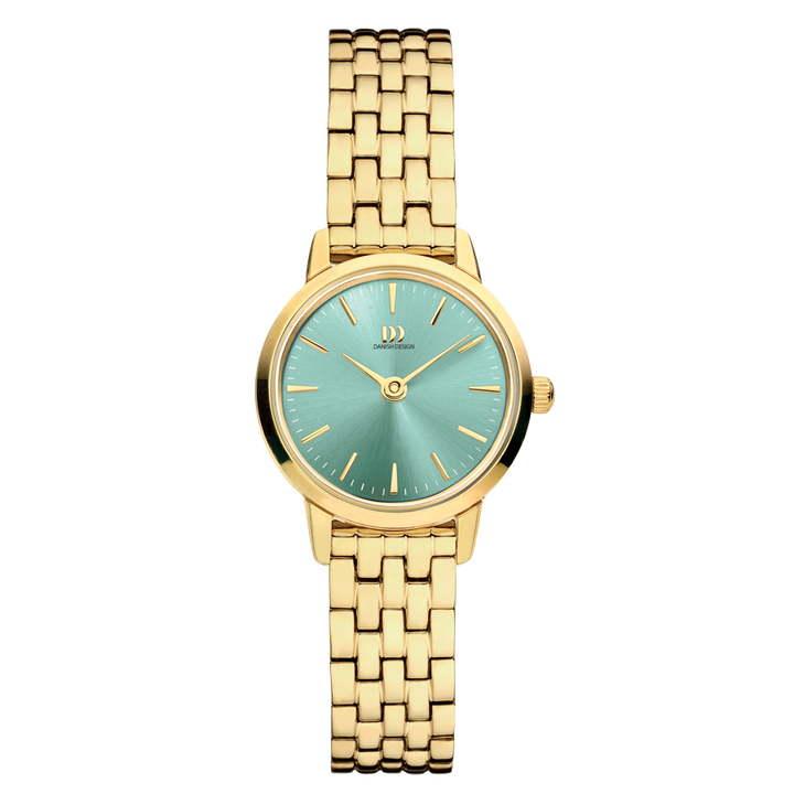 Danish Design IV83Q1268 Akilia Mini Link Gold Sage Green Watch