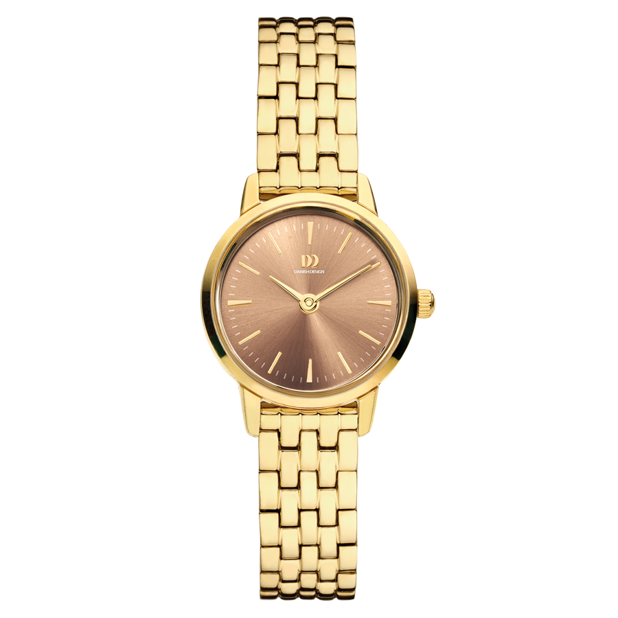 Danish Design IV84Q1268 Akilia Mini Link Gold Husky Hazel Watch