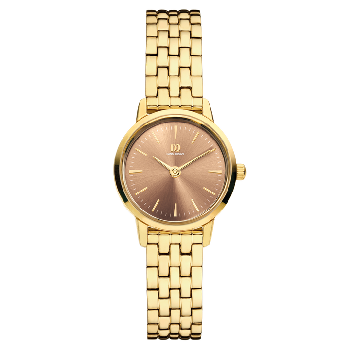 Danish Design IV84Q1268 Akilia Mini Link Gold Husky Hazel Watch