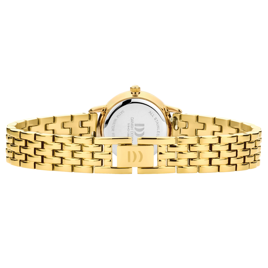 Danish Design IV84Q1268 Akilia Mini Link Gold Husky Hazel Watch