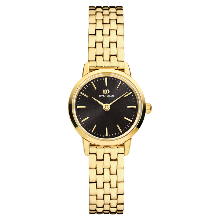 Danish Design IV99Q1268 Akilia Mini Link Gold Black Watch