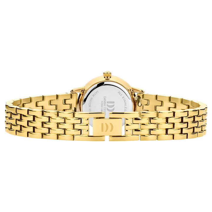 Danish Design IV99Q1268 Akilia Mini Link Gold Black Watch
