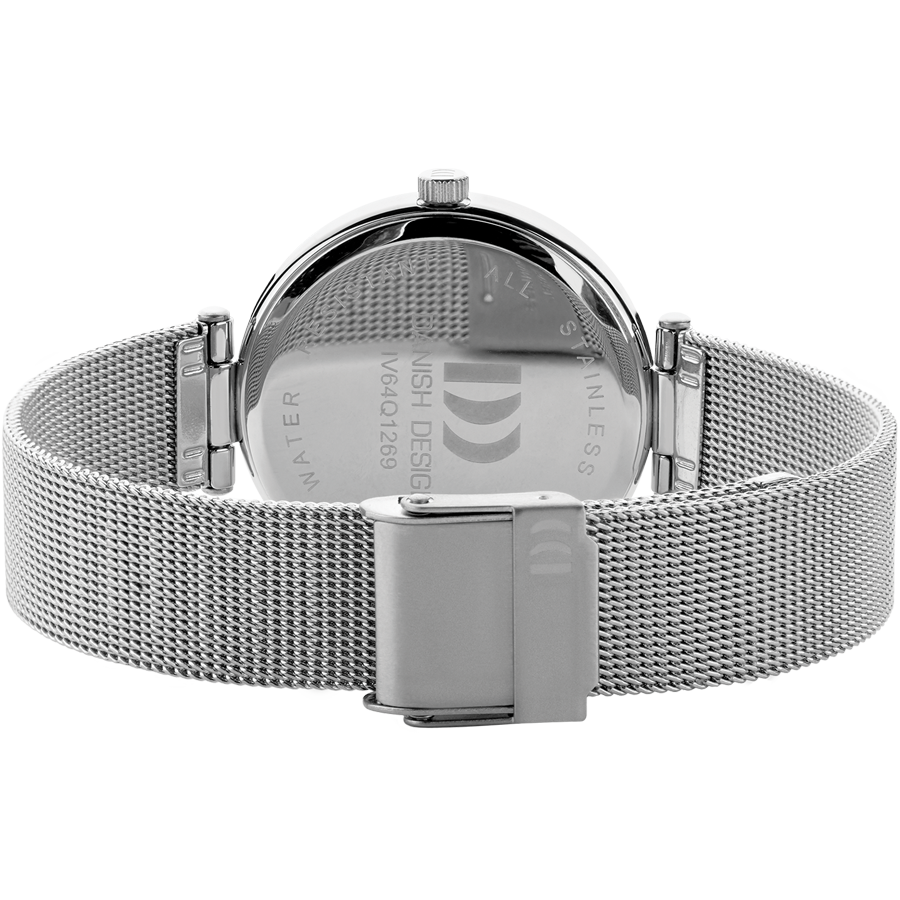 Danish Design IV64Q1269 Rosalyn Silver Grey Mesh Watch