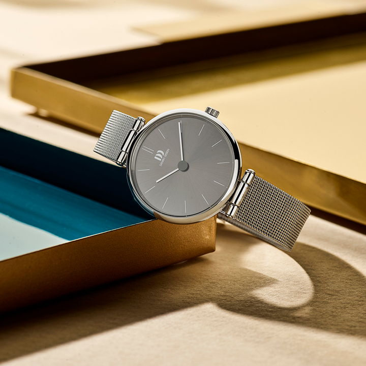 Danish Design IV64Q1269 Rosalyn Silver Grey Mesh Watch