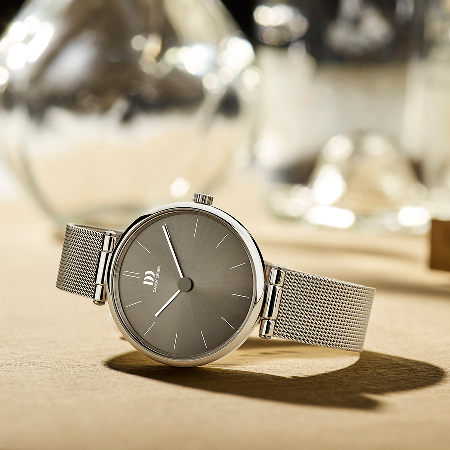 Danish Design IV64Q1269 Rosalyn Silver Grey Mesh Watch
