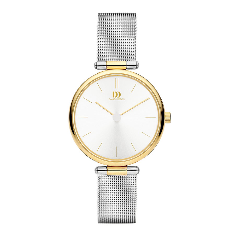 Danish Design IV65Q1269 Rosalyn Two-Tone Gold Mesh Watch