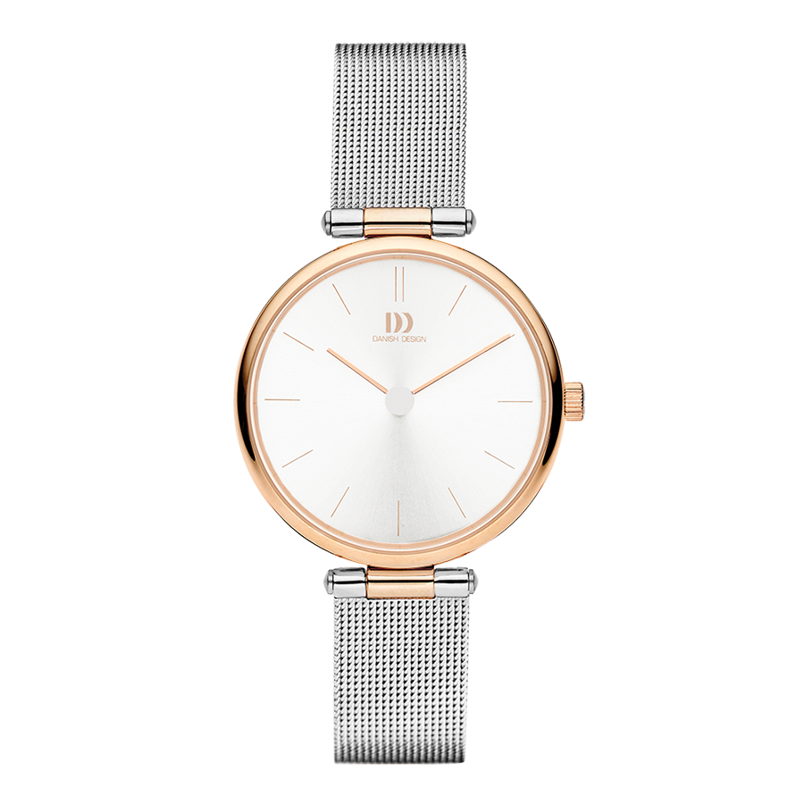 Danish Design IV67Q1269 Rosalyn Two-Tone Rose gold Mesh Watch