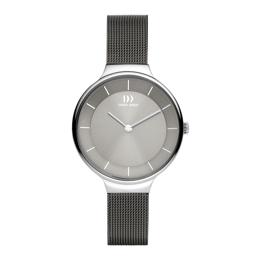 Danish Design IV64Q1272 Georgia Grey Silver Mesh Watch