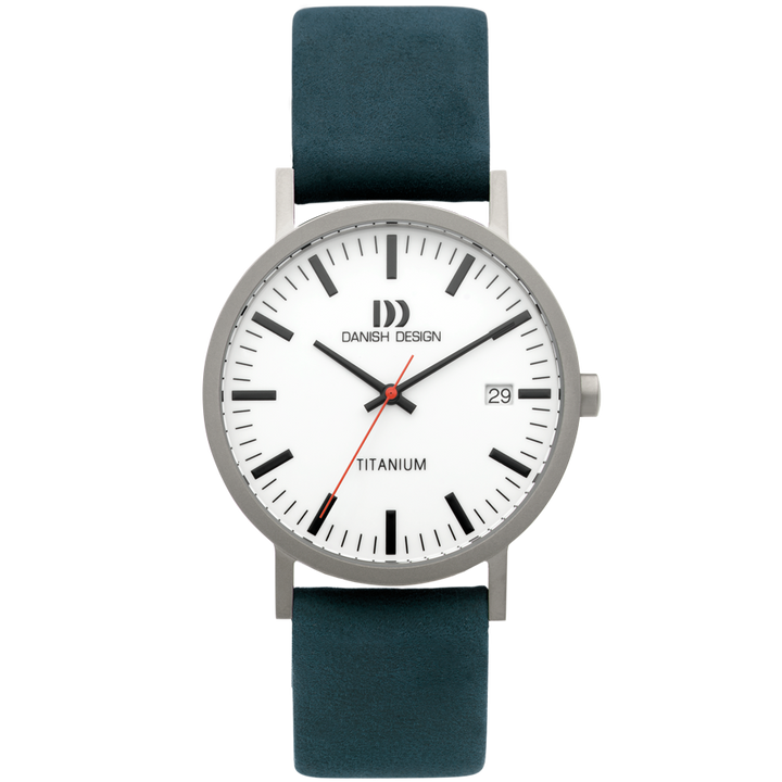 Danish Design IQ30Q1273 Rhine White Blue Date Large Watch