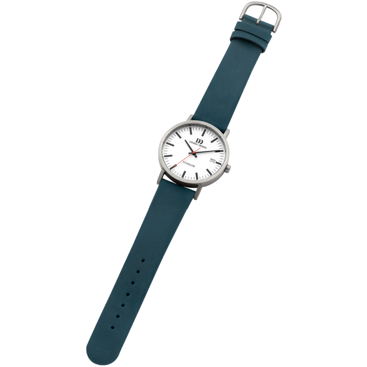 Danish Design IQ30Q1273 Rhine White Blue Date Large Watch