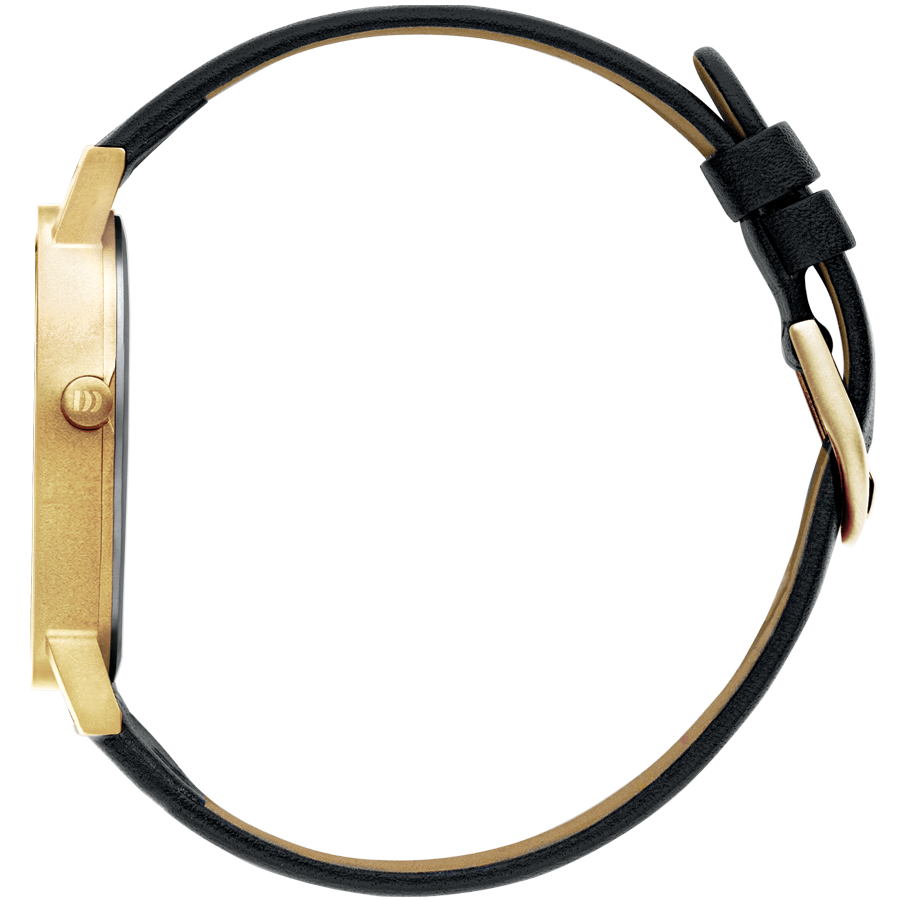 Danish Design IQ81Q1273 Rhine NMBRS Satin Gold Date Large Watch