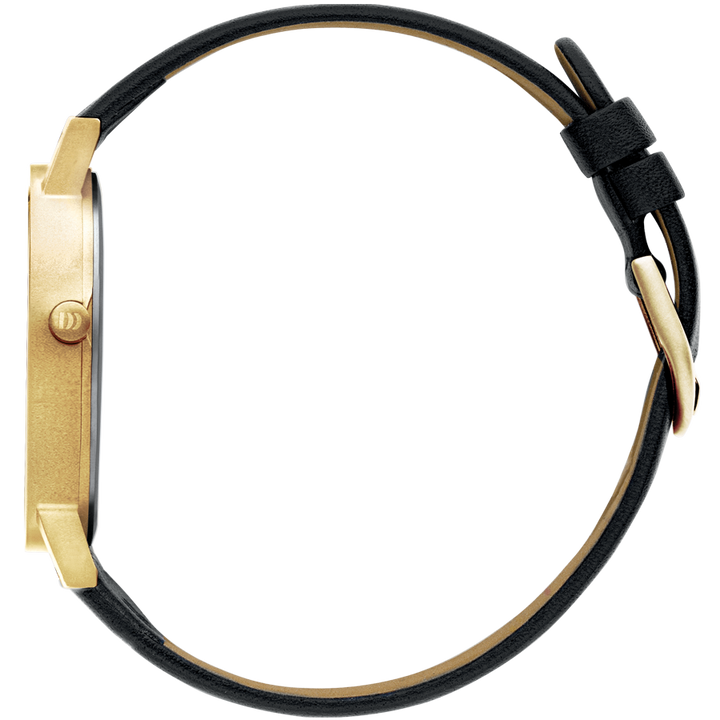 Danish Design IQ81Q1273 Rhine NMBRS Satin Gold Date Large Watch