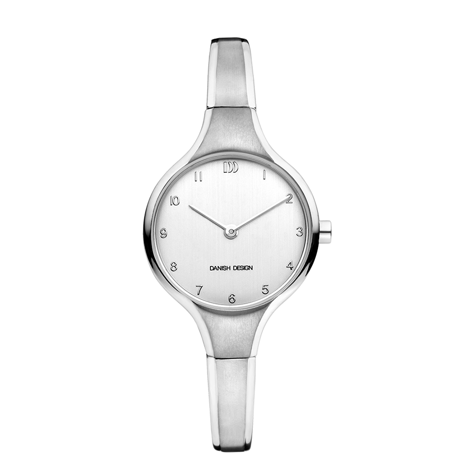 Danish Design IV62Q1276 Dahlia Silver Number Watch