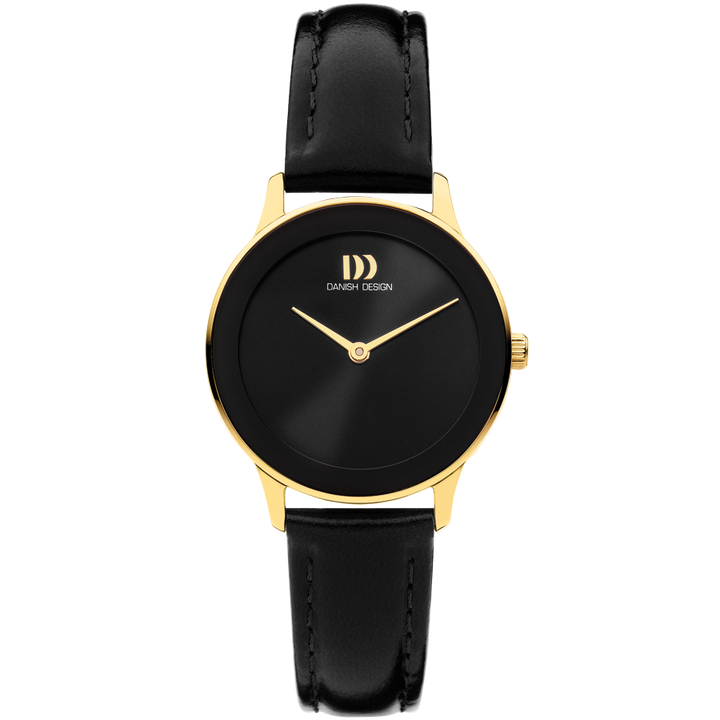 Danish Design IV11Q1288 Nostalgi 1988 Black Gold Watch