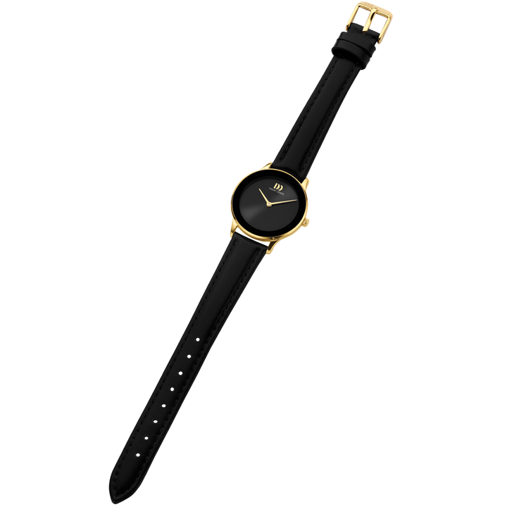 Danish Design IV11Q1288 Nostalgi 1988 Black Gold Watch
