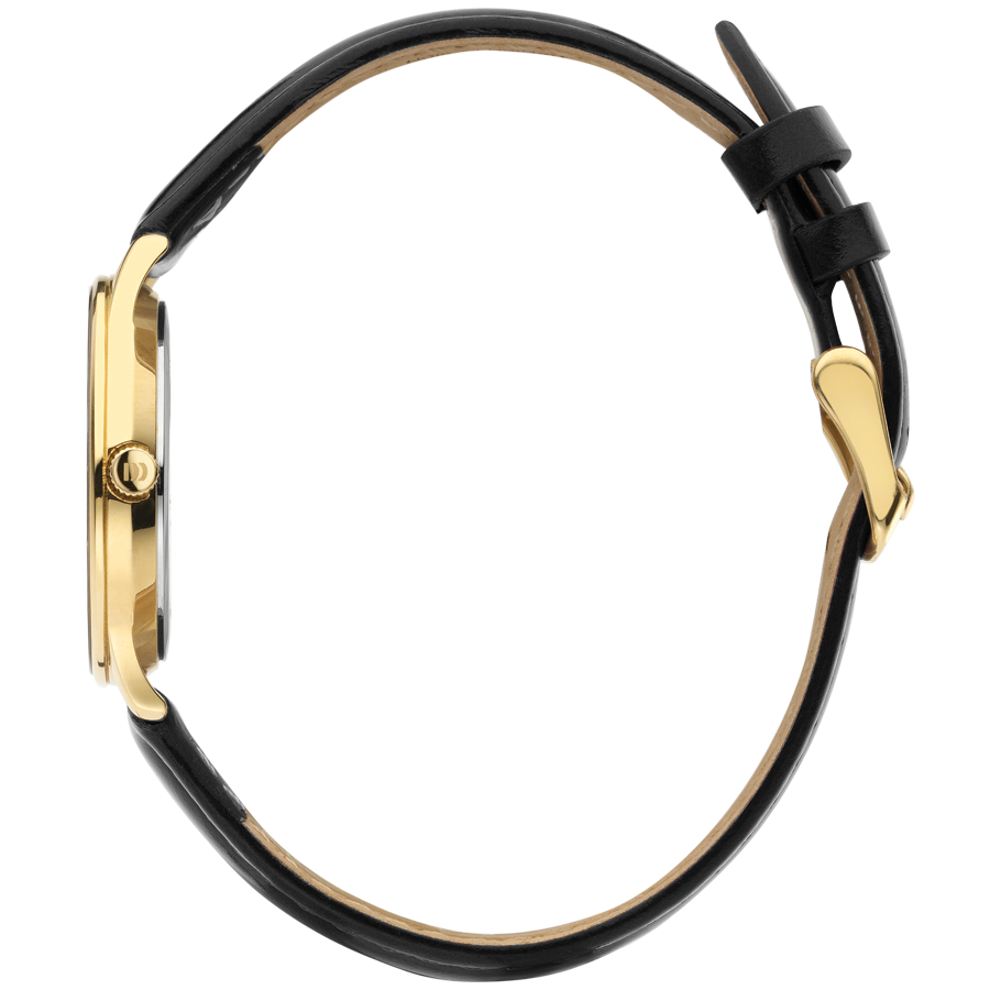 Danish Design IV11Q1288 Nostalgi 1988 Black Gold Watch