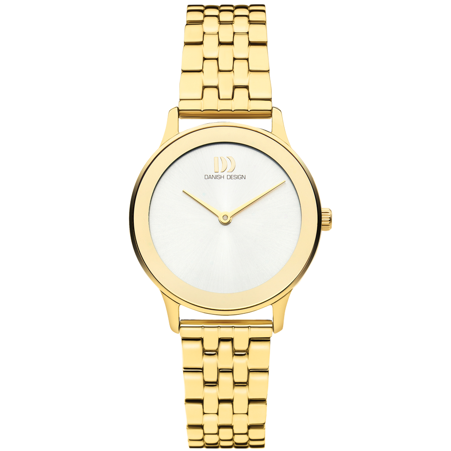 Danish Design IV91Q1288 Nostalgi 1988 Gold Silver Link Watch