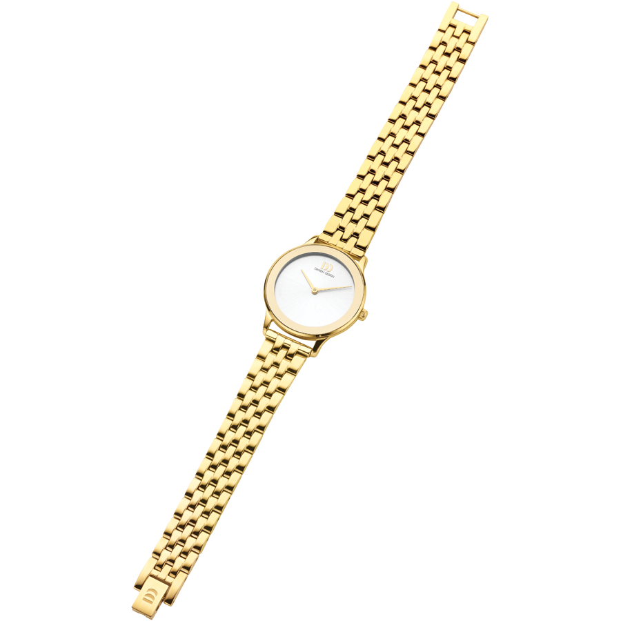 Danish Design IV91Q1288 Nostalgi 1988 Gold Silver Link Watch