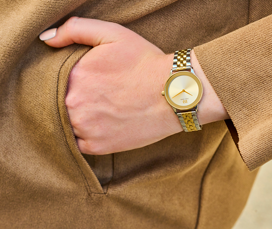 Danish Design IV95Q1288 Nostalgi 1988 Two-tone Link Watch