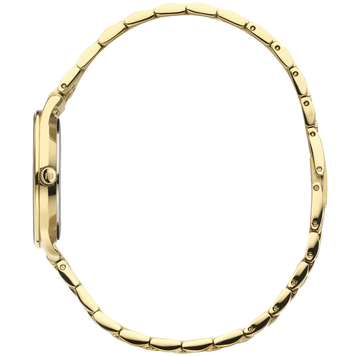 Danish Design IV96Q1288 Nostalgi 1988 Gold Blue Link Watch