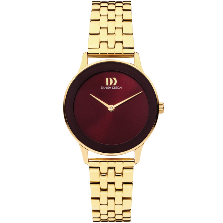 Danish Design IV97Q1288 Nostalgi 1988 Burgundy Link Watch