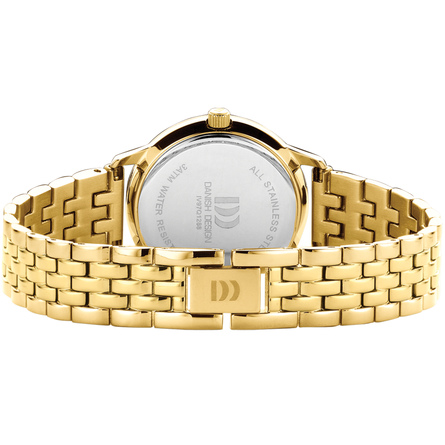 Danish Design IV97Q1288 Nostalgi 1988 Burgundy Link Watch