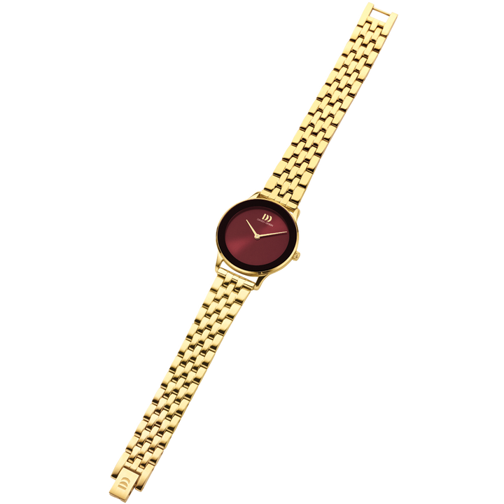 Danish Design IV97Q1288 Nostalgi 1988 Burgundy Link Watch