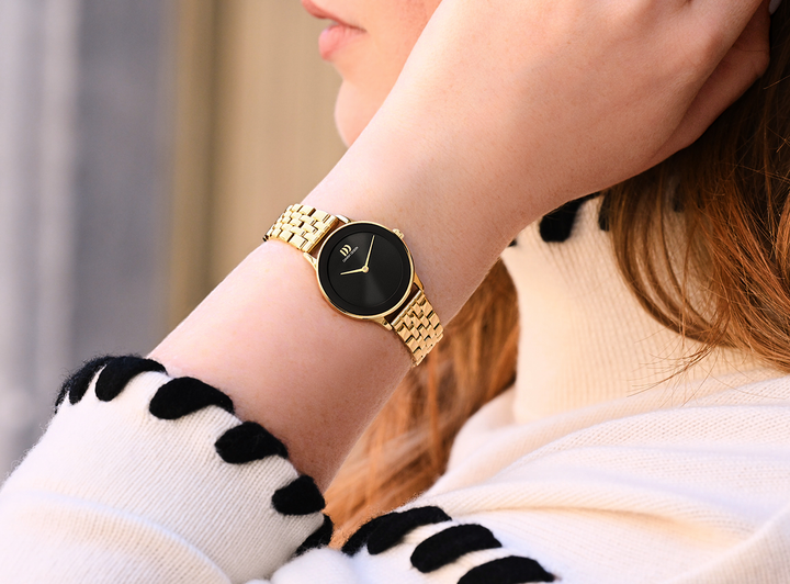 Danish Design IV99Q1288 Nostalgi 1988 Black Link Watch