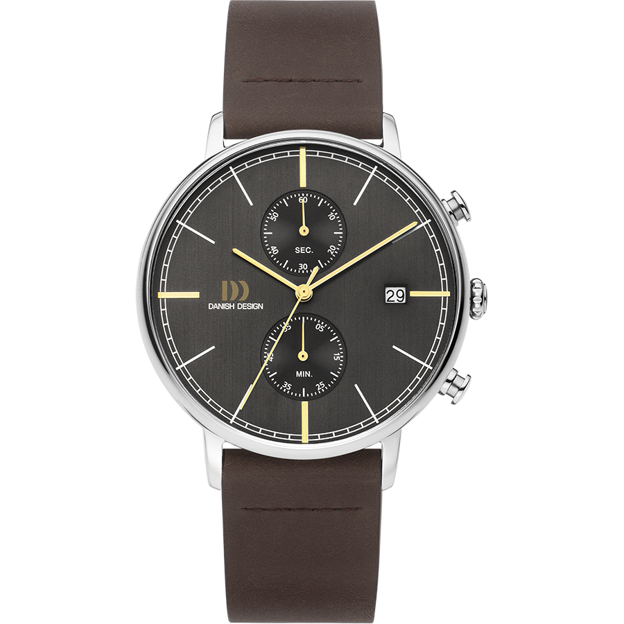 Danish Design IQ23Q1290 Koltur Chrono II Grey Gold Watch