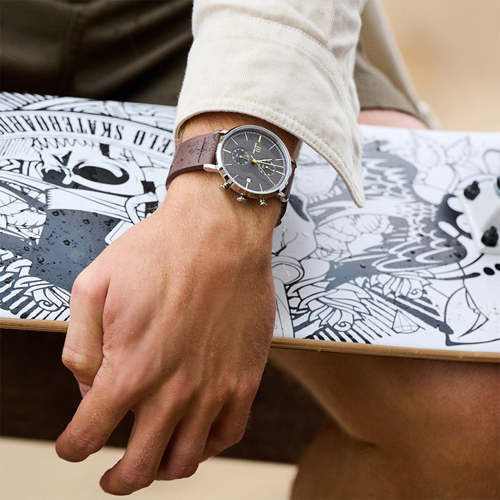 Danish Design IQ23Q1290 Koltur Chrono II Grey Gold Watch