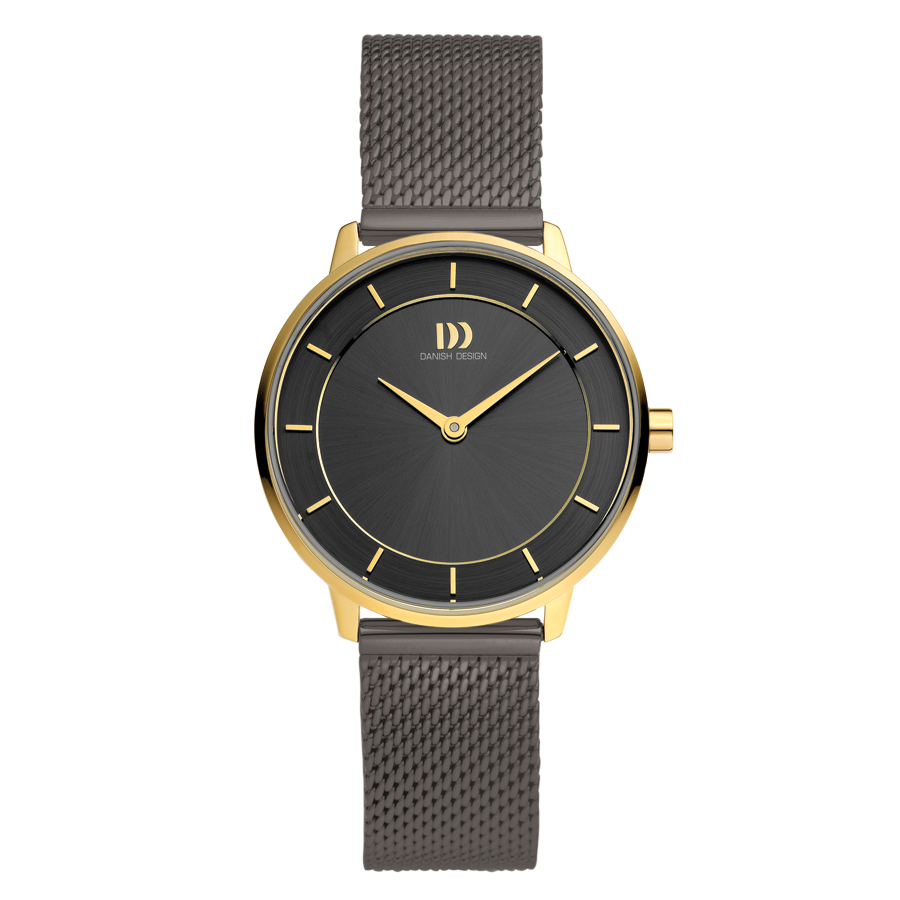 Danish Design IV70Q1294 Lana Two-Tone Grey Mesh Watch