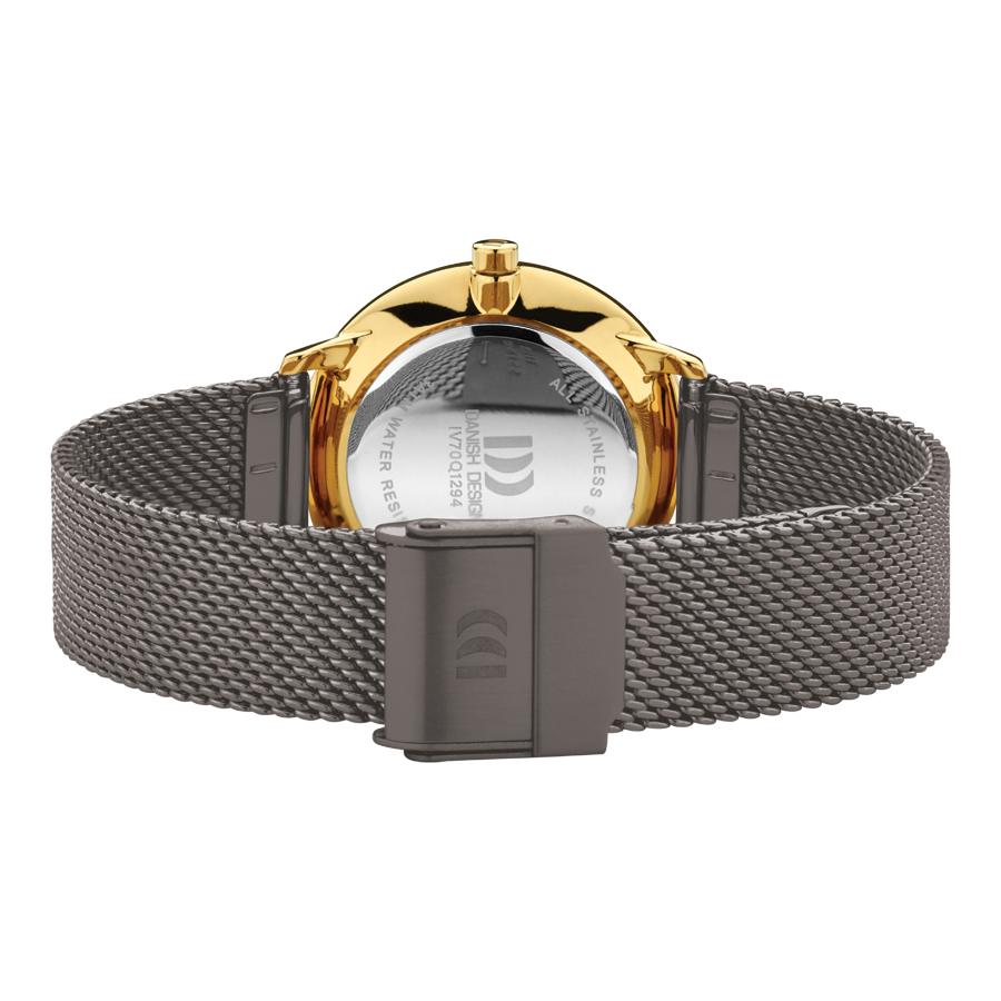 Danish Design IV70Q1294 Lana Two-Tone Grey Mesh Watch
