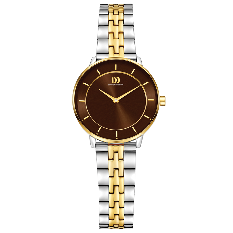 Danish Design IV93Q1294 Lana Two-Tone Choco Link Watch