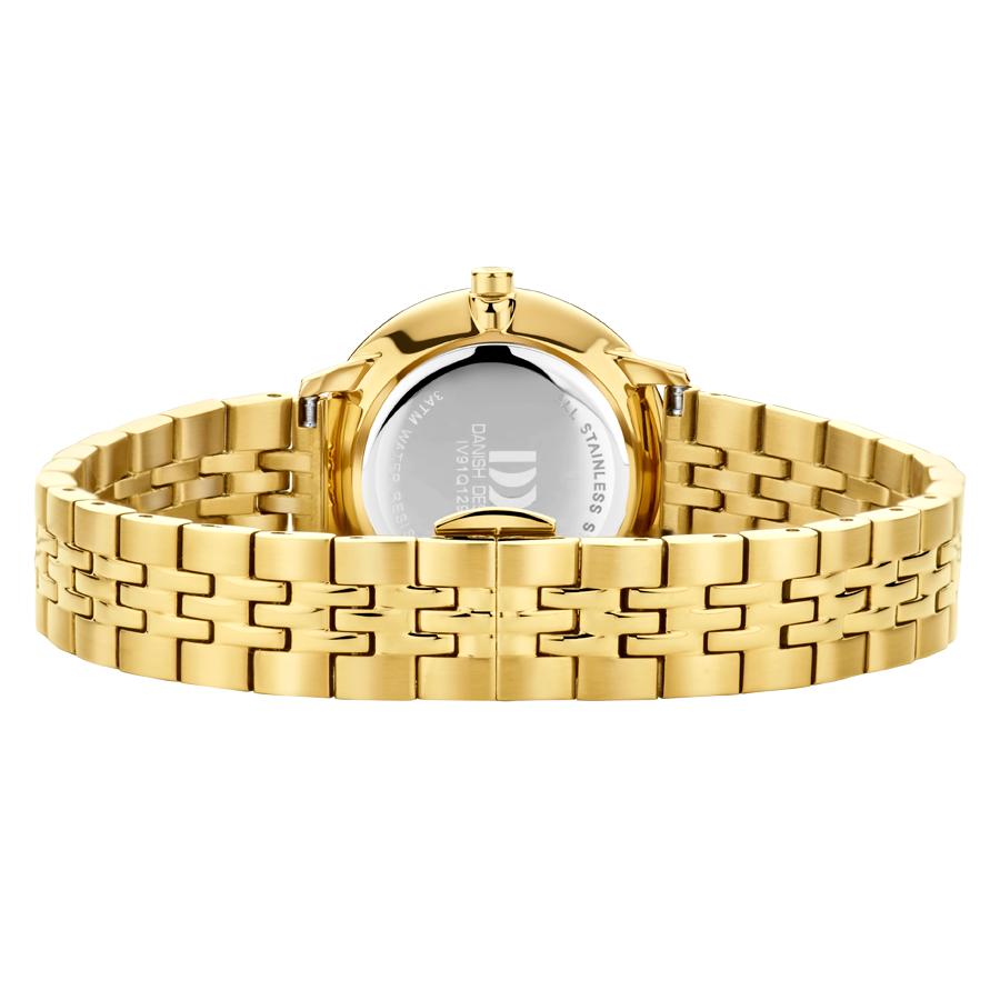 Danish Design IV97Q1294 Lana Gold Choco Link Watch