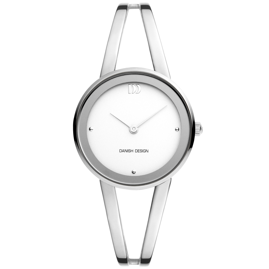 Danish Design IV62Q1295 Nostalgi 1988 Silver Bangle Watch